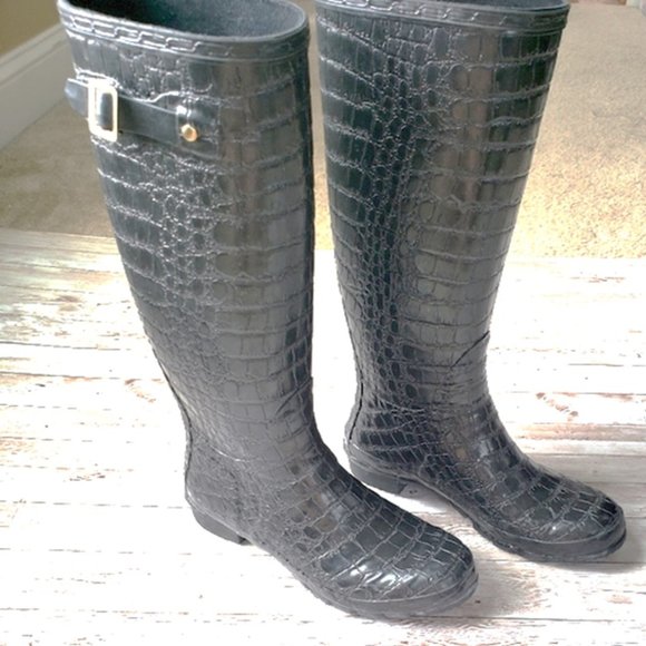 CHRISTIAN SIRIANO * SNAKE PRINT RAIN BOOT - Picture 5 of 10